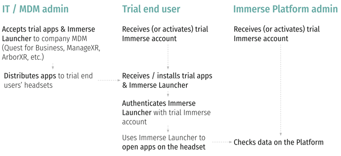 Immerse Platform Trial Process